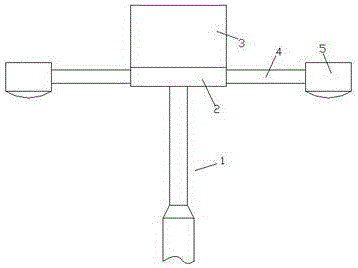 Orientation-adjustable solar LED street lamp