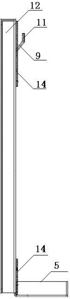 Mounting structure for handheld type simple division controller