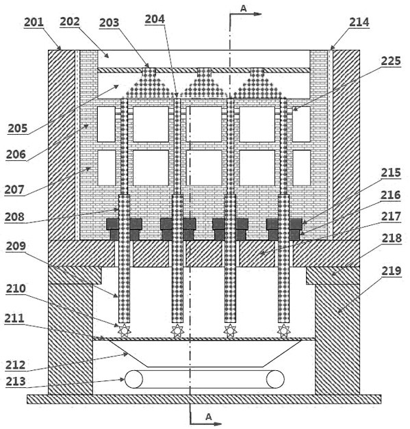 Method and device for optimizing iron ore through coal-based coking reduction roasting coke magnetic separation