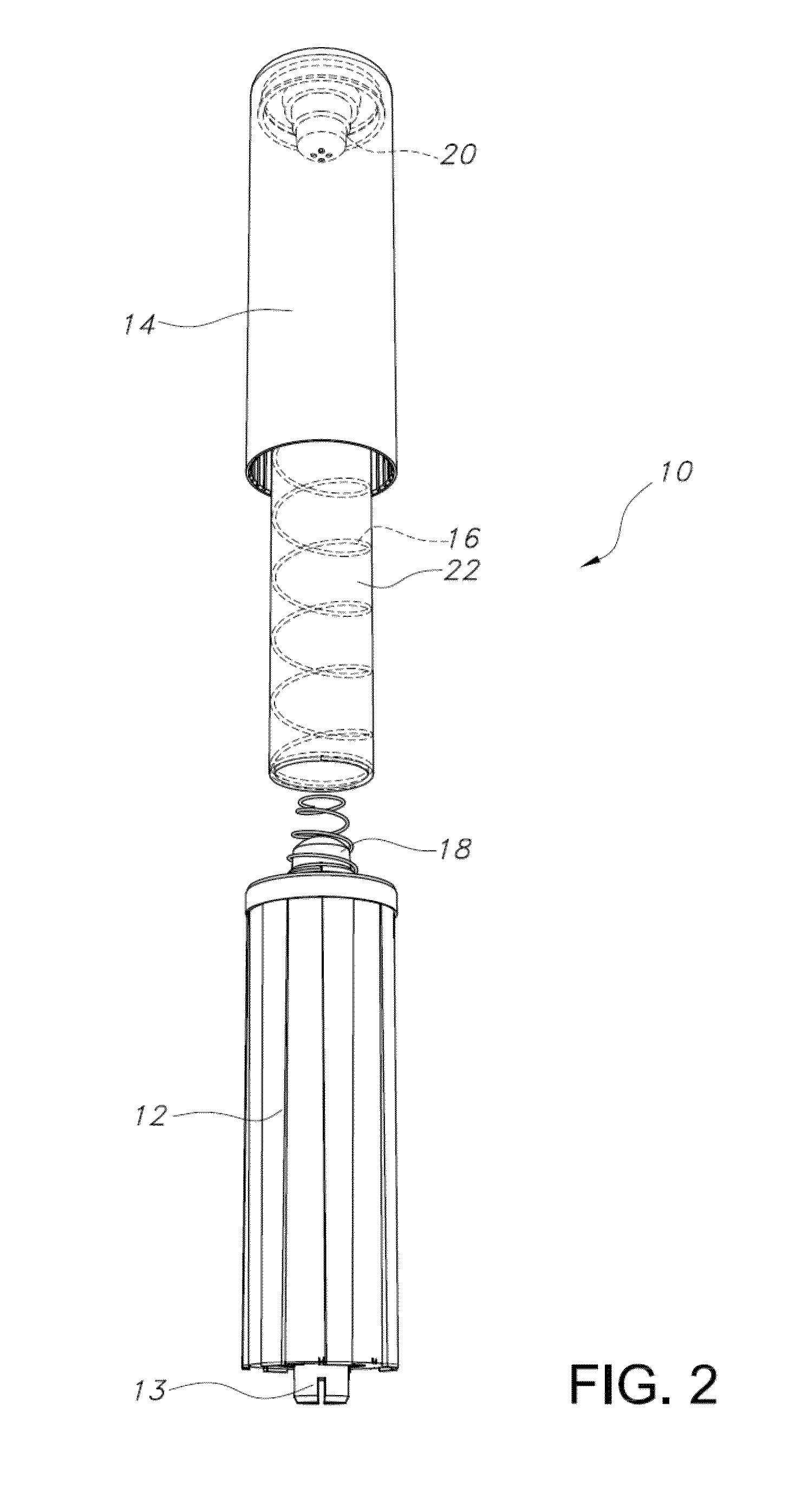 Telescoping spring assembly for mattresses and the like