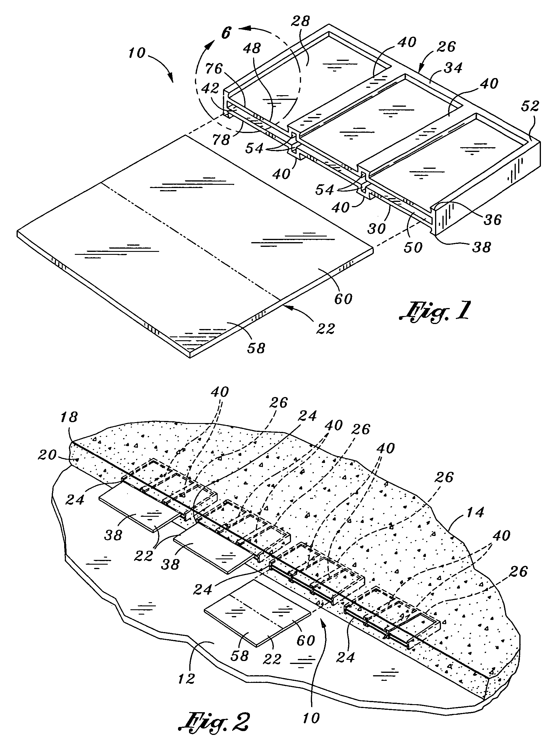 Plate concrete dowel system