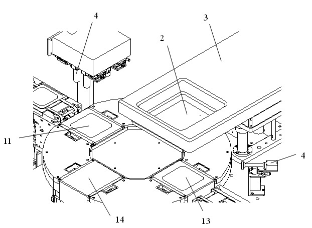 Printing deviation measuring method, printing method and printing device for solar cell plate