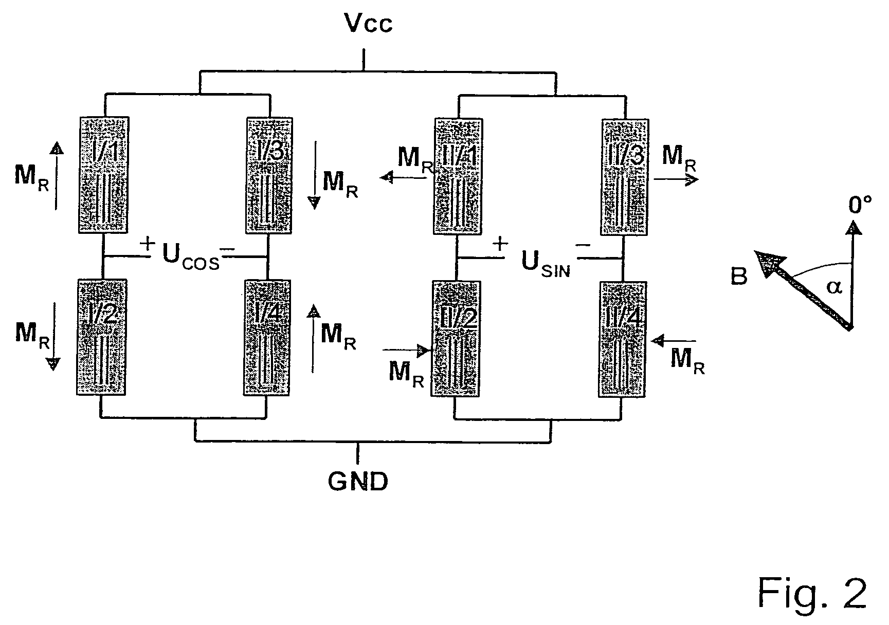 GMR sensor element and its use