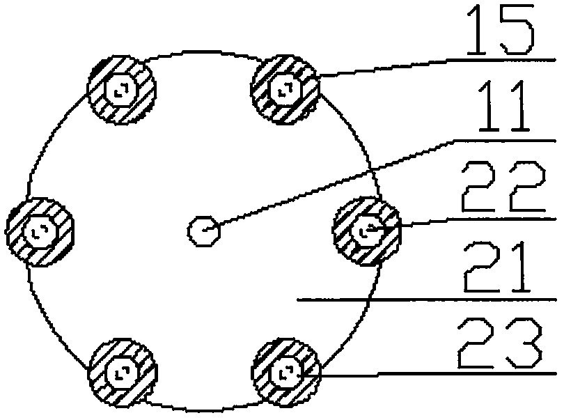 A twisting device for polyester composite fibers