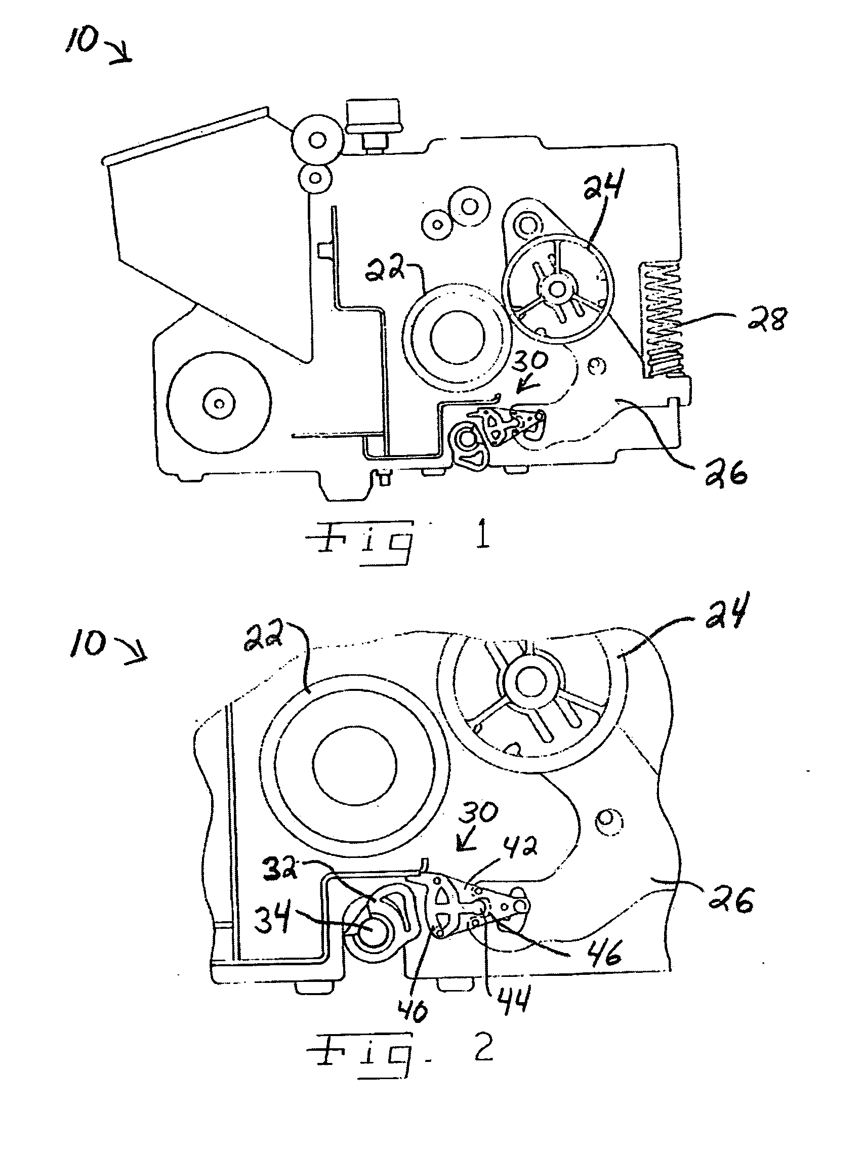 Fuser nip release mechanism