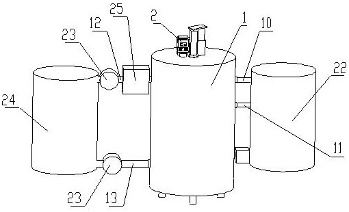 Coagulation device with improved structure for isoprene rubber production