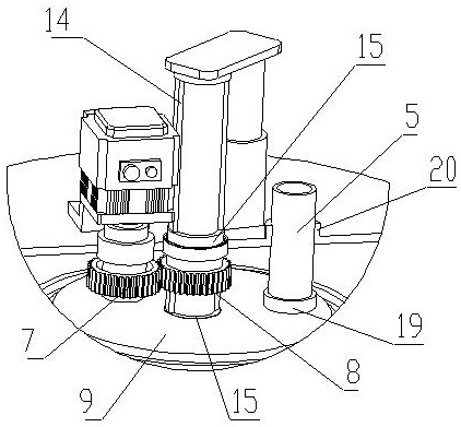 Coagulation device with improved structure for isoprene rubber production