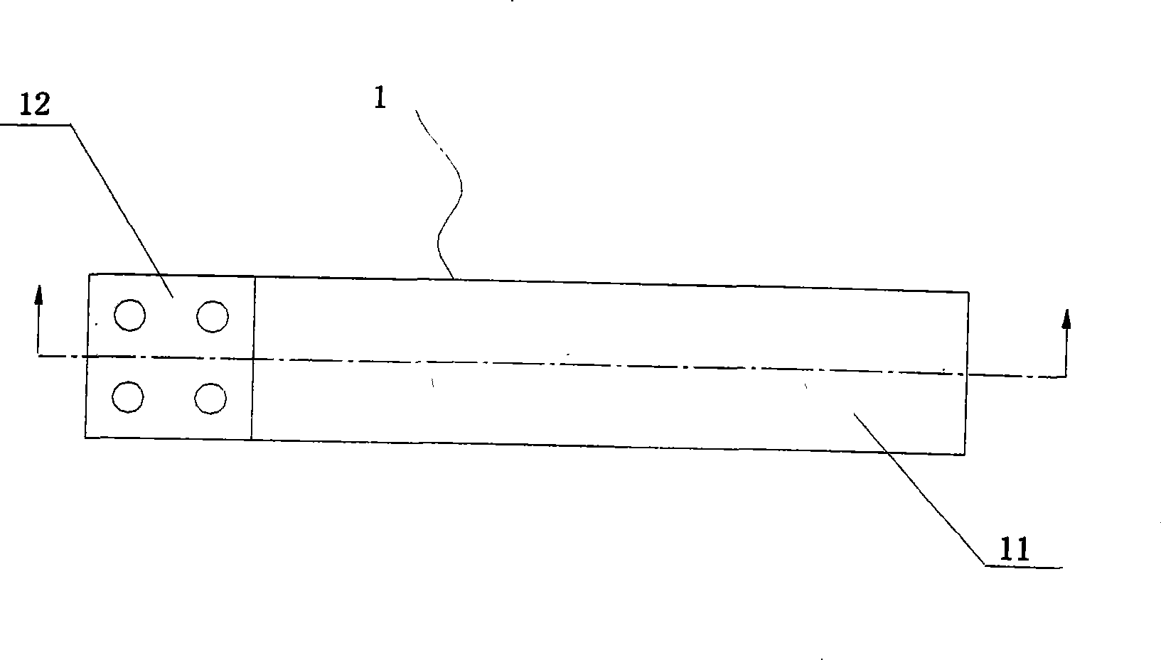 Structure of amorphous alloy oil immersion type distribution transformer and manufacturing method thereof