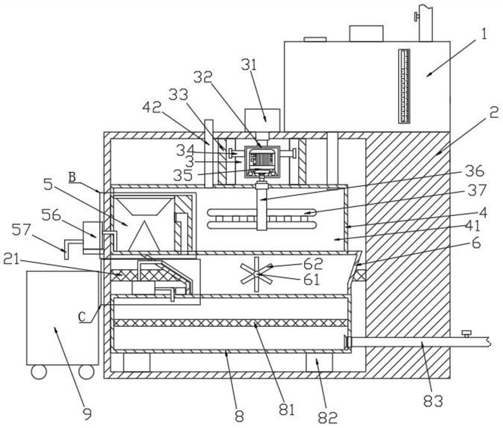 Lead storage battery wastewater environment-friendly treatment equipment and treatment method thereof