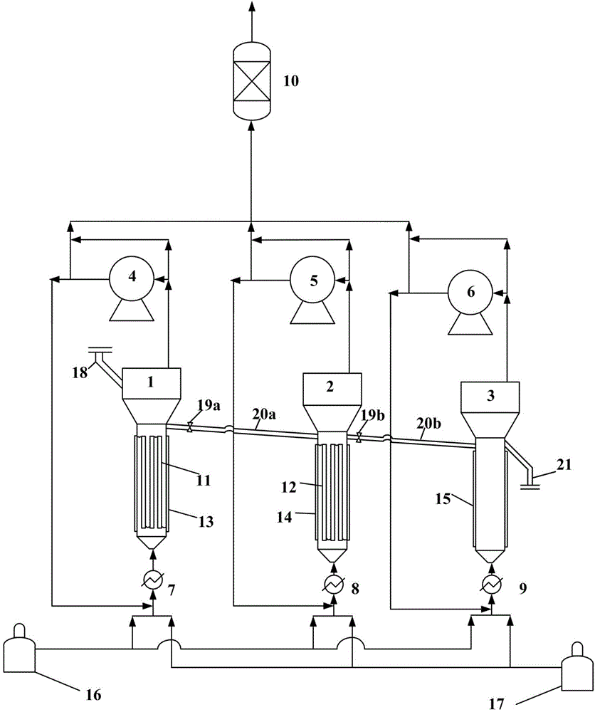 Apparatus and method for preparing chlorinated polyvinyl chloride through continuous gas-solid phase process