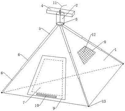 Outdoor multifunctional match watching tent