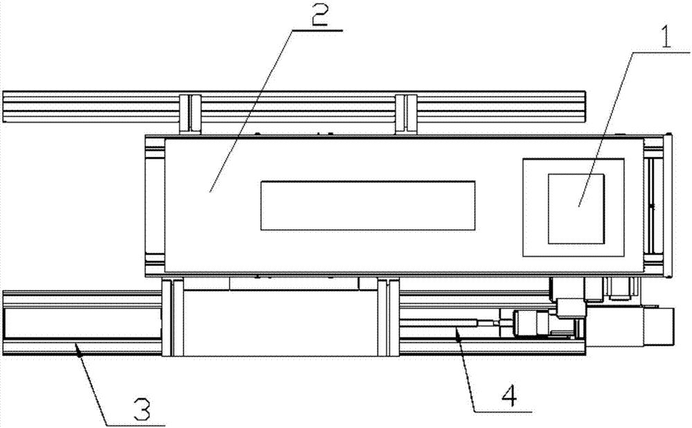 Distribution device of bulk materials