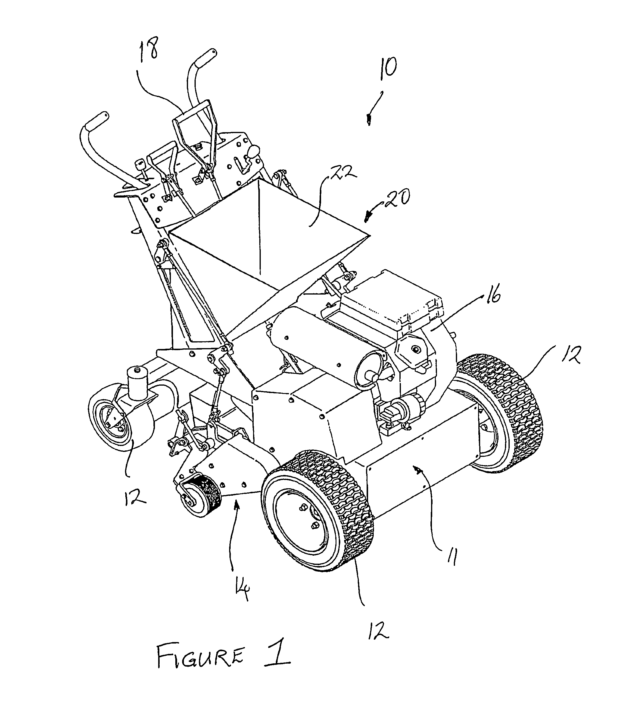 Sand dispenser for a scarifier