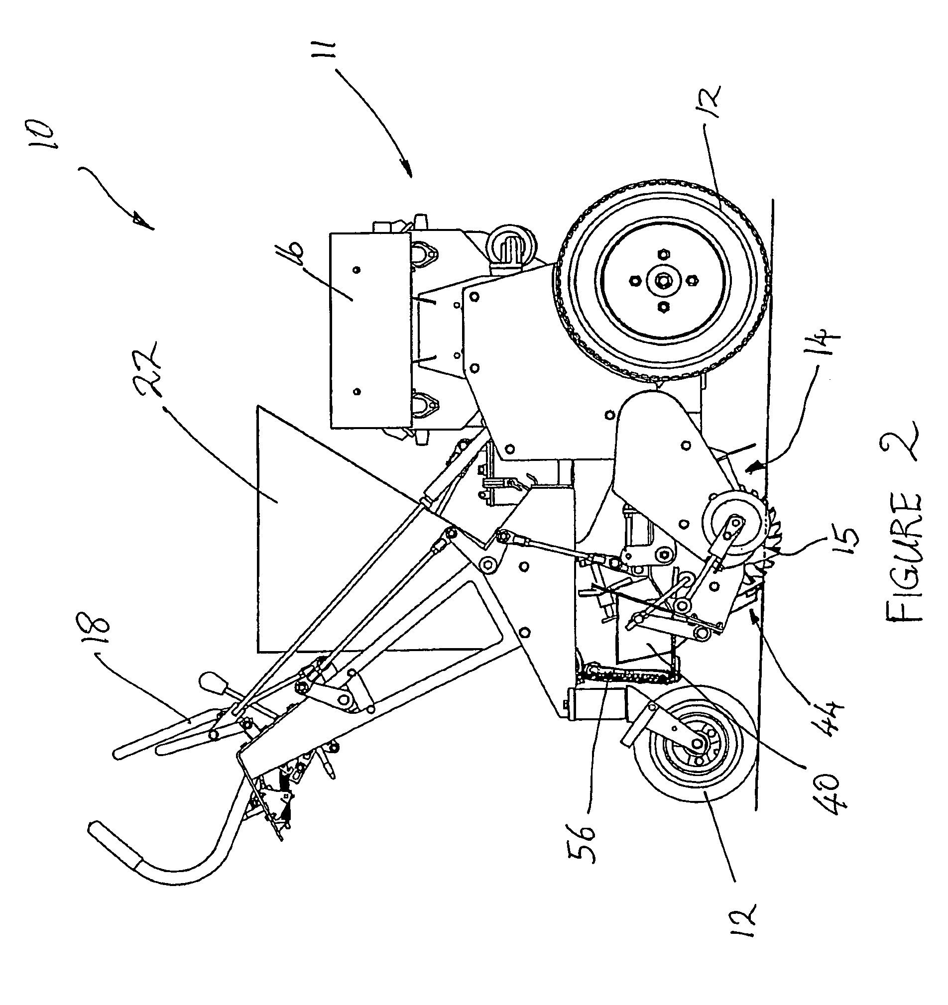 Sand dispenser for a scarifier