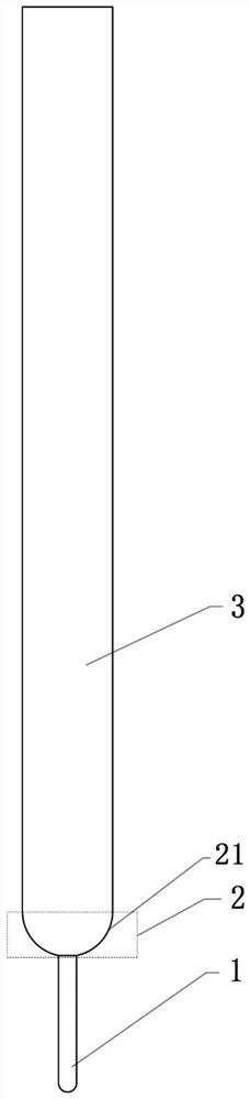 Moisture absorption paper rod for implant repair