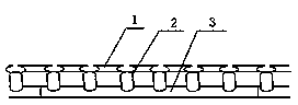 Method for making multifunctional different-functional China-hemp elastic knitted fabric