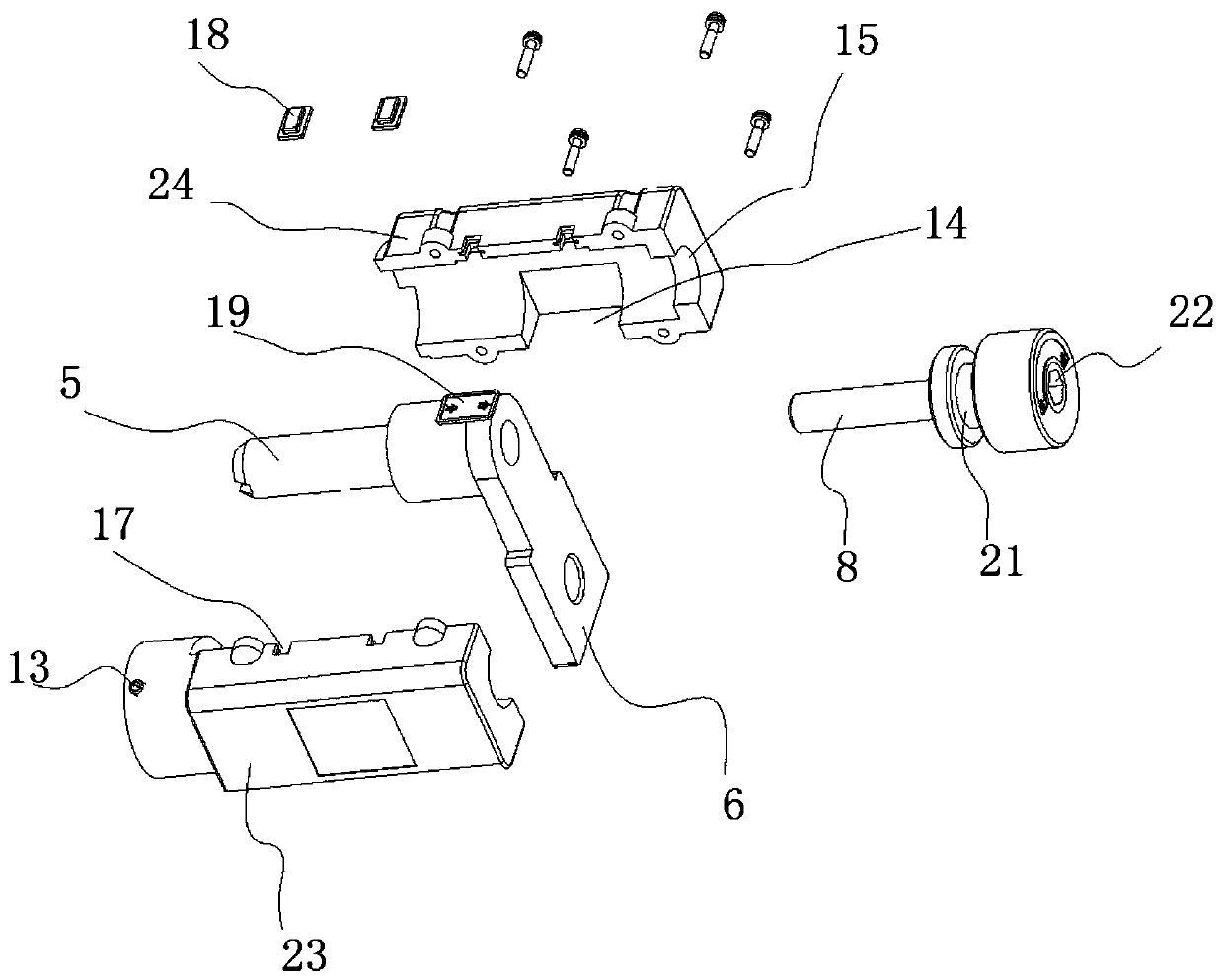 Power taking device for dual-power switching power supply and operation method thereof