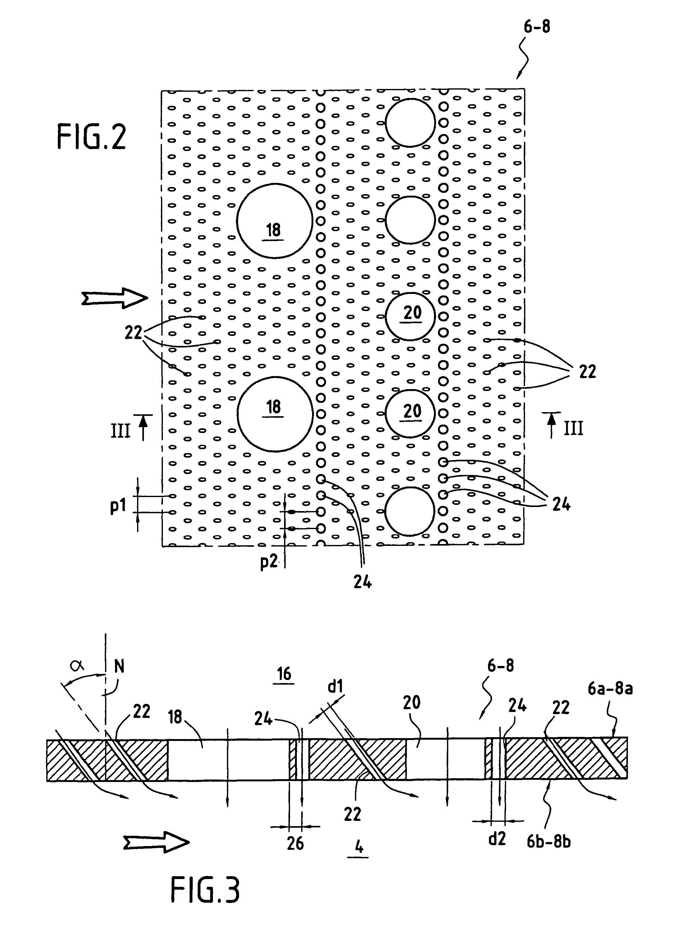 Performance of a combustion chamber by multiple wall perforations