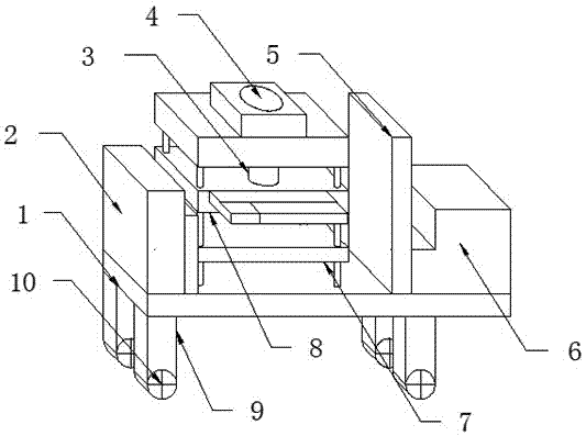 Side plate type vulcanizing machine