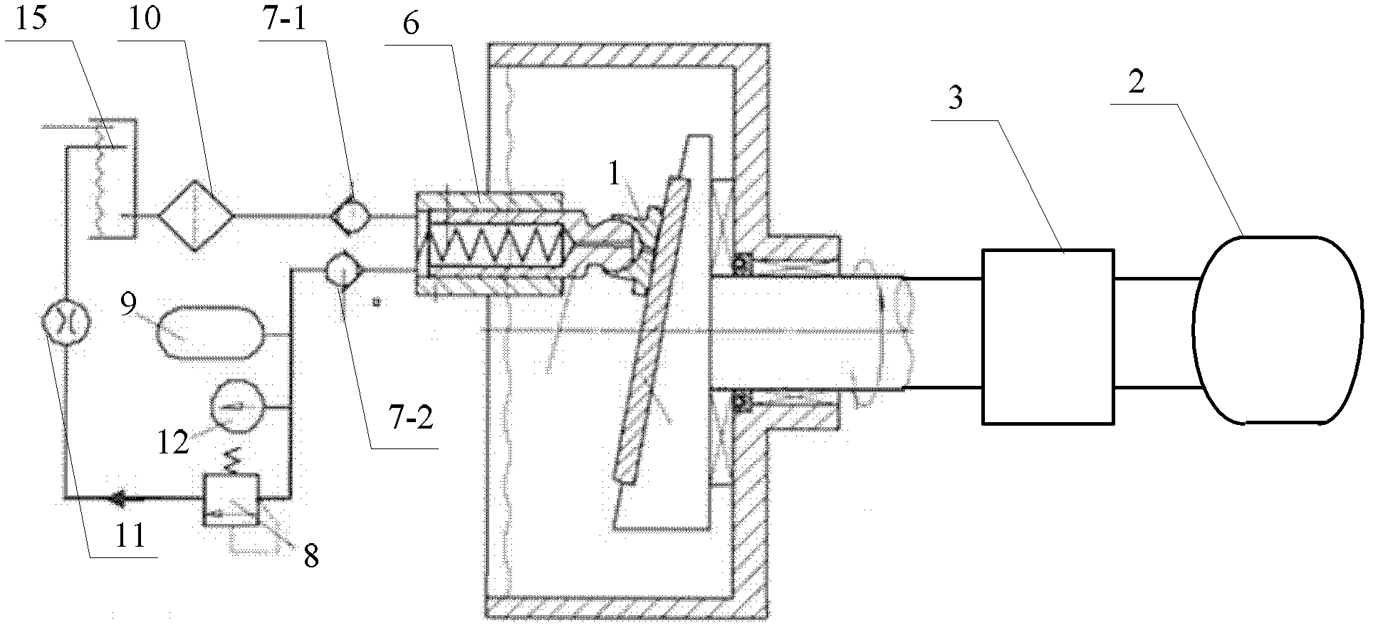 Performance testing device for piston shoe in axial plunger pump