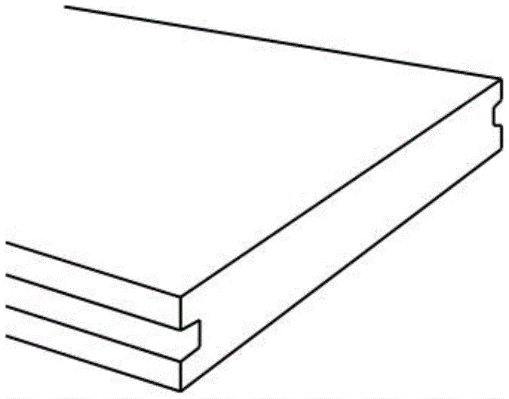 An outdoor high-weather resistance high-strength co-extruded wood-plastic composite floor and its manufacturing process