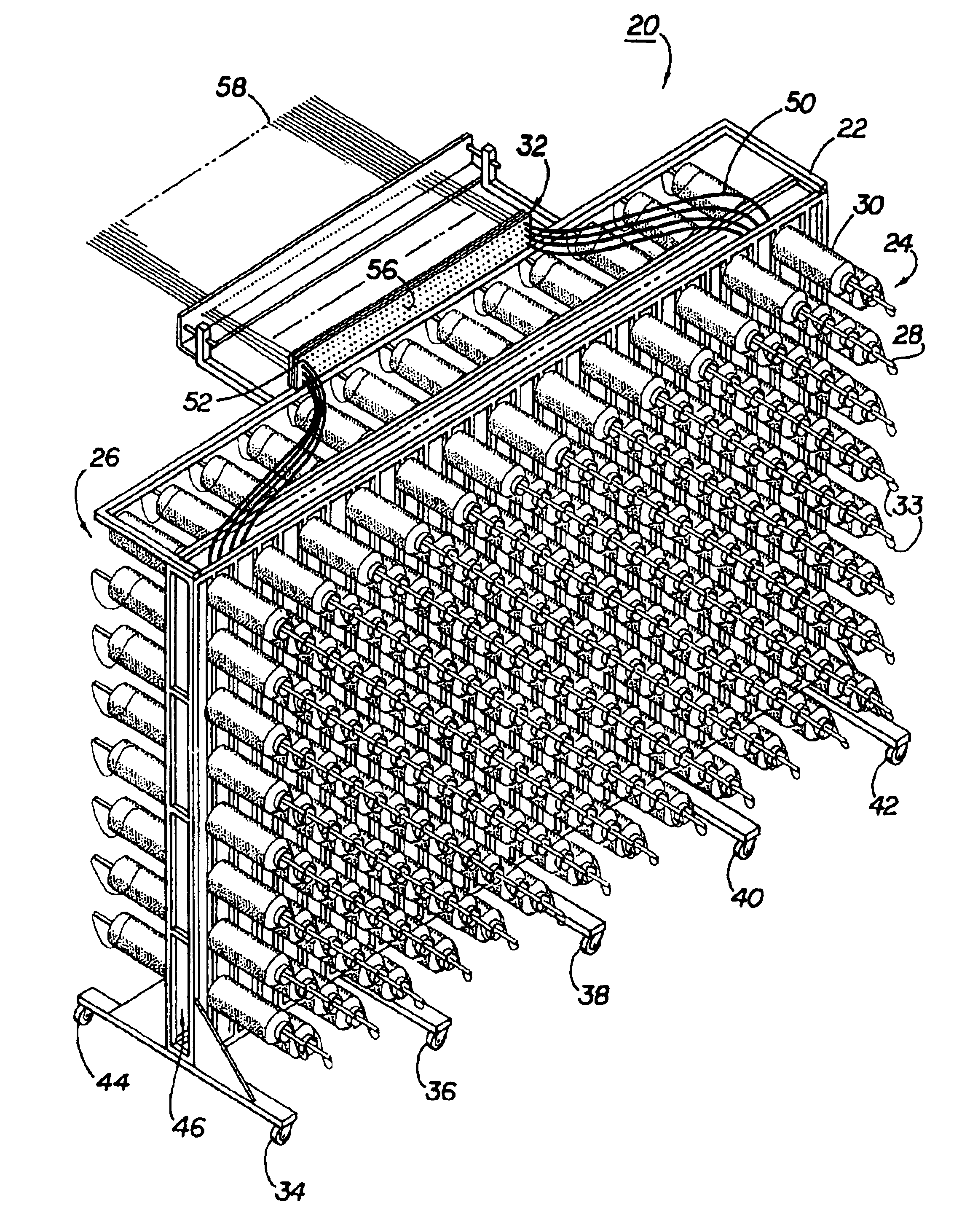 Compact creel