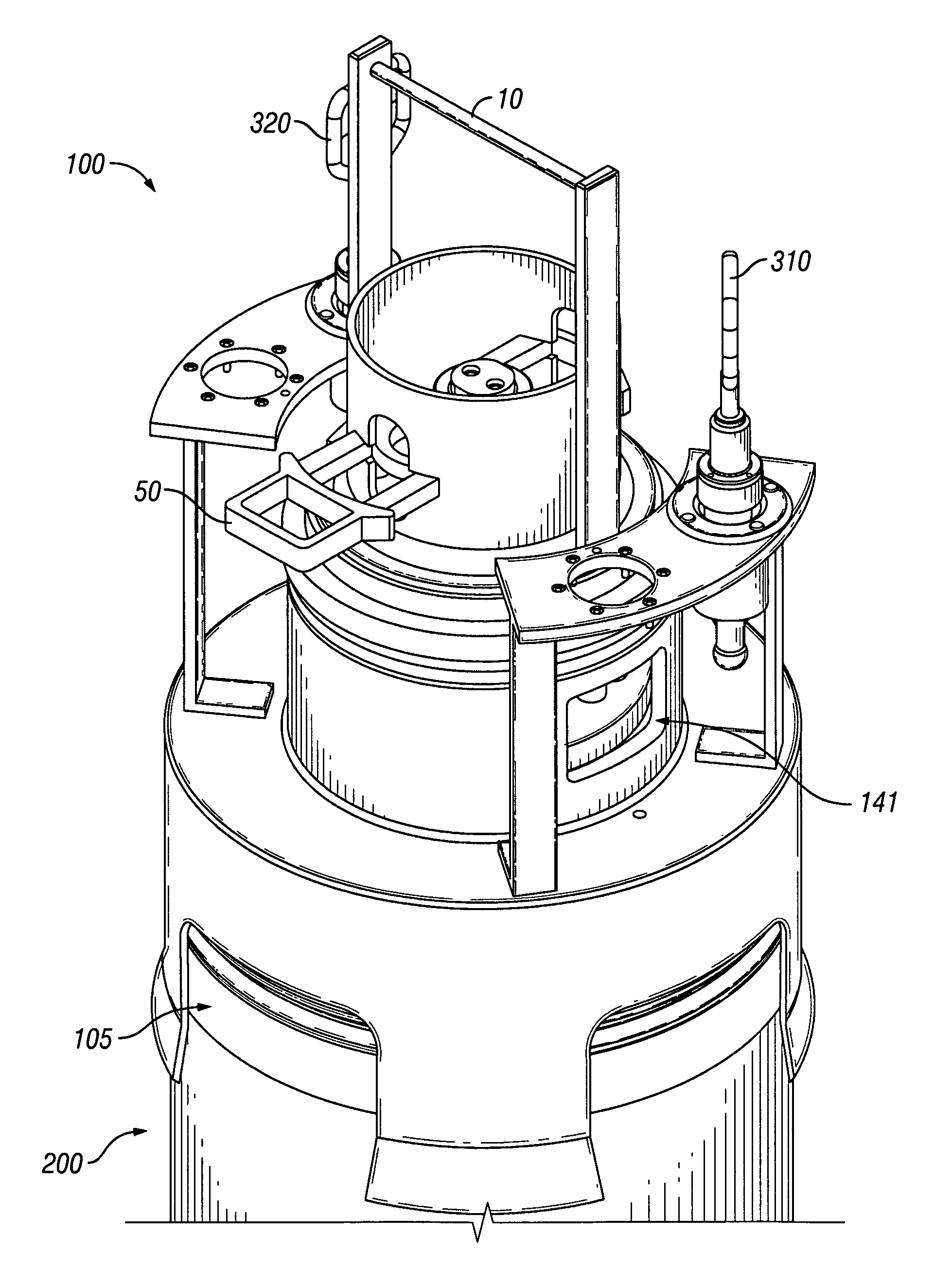 Locking cap for subsea tree