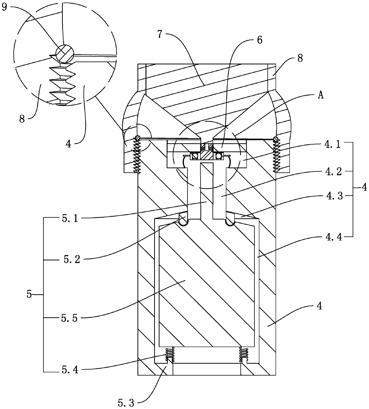 Natural gas rapid pressure measurement and leakage detection equipment and leakage detection method