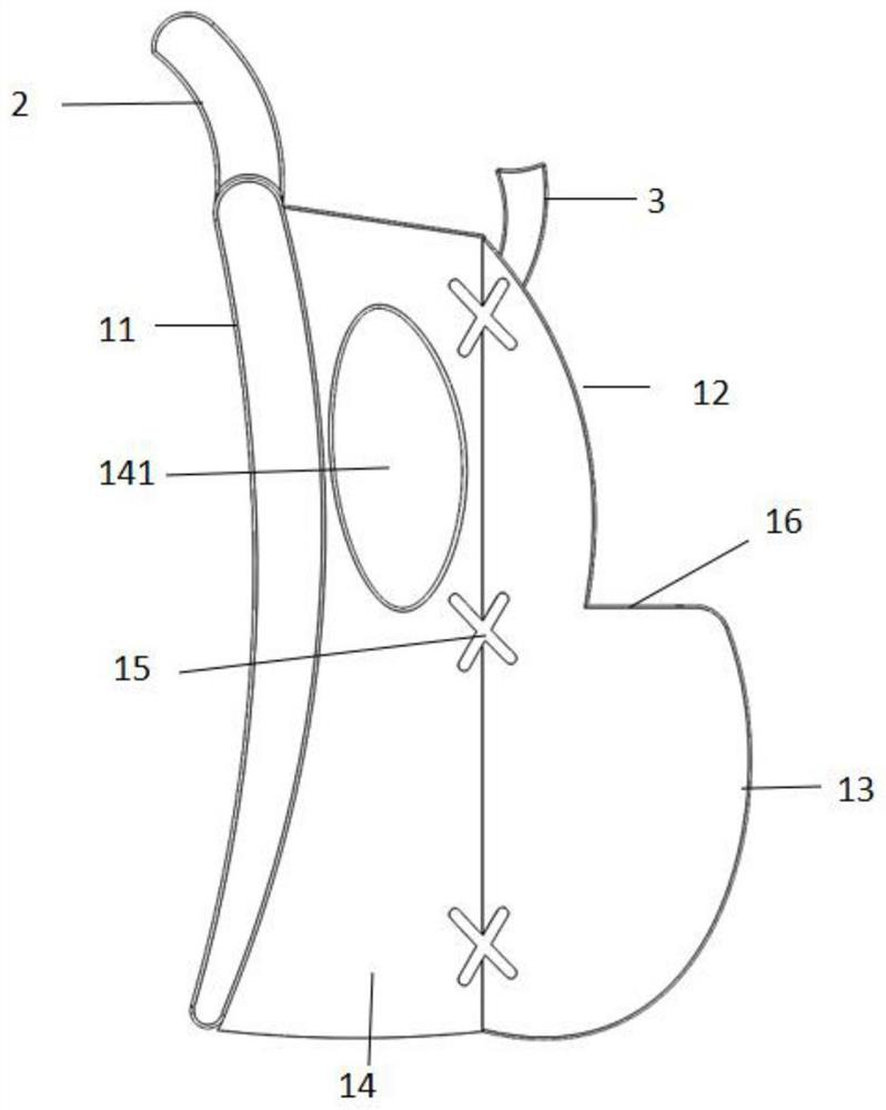 A kind of multi-functional soft support pad for patient care in sitting and recumbent position