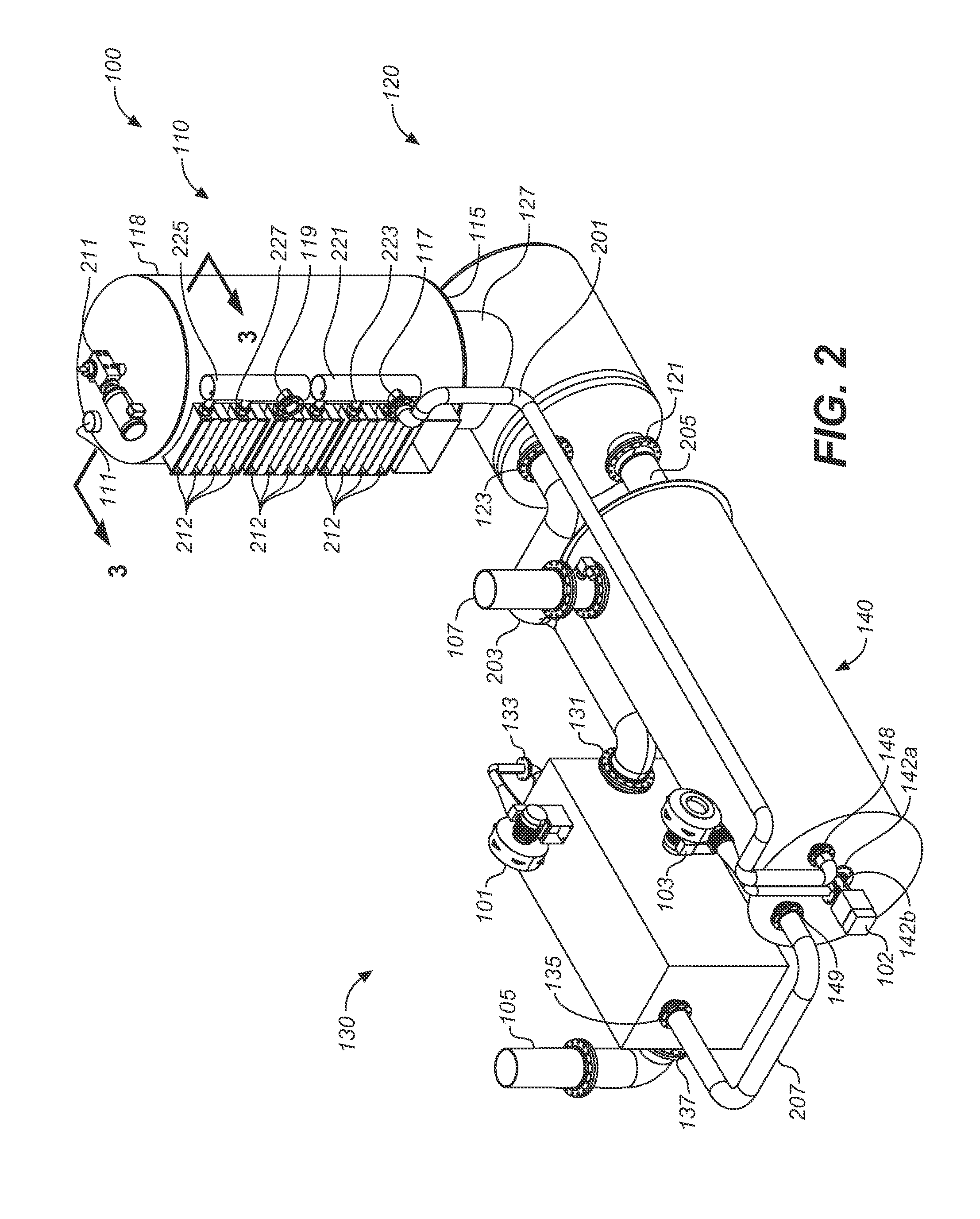 Furnace including multiple trays and phase-change heat transfer