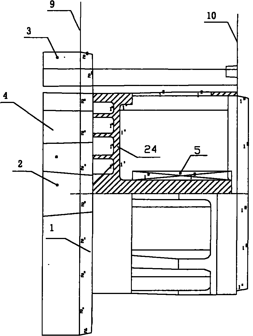 Casting method of aluminum-magnesium alloy movable coil for vibrating table