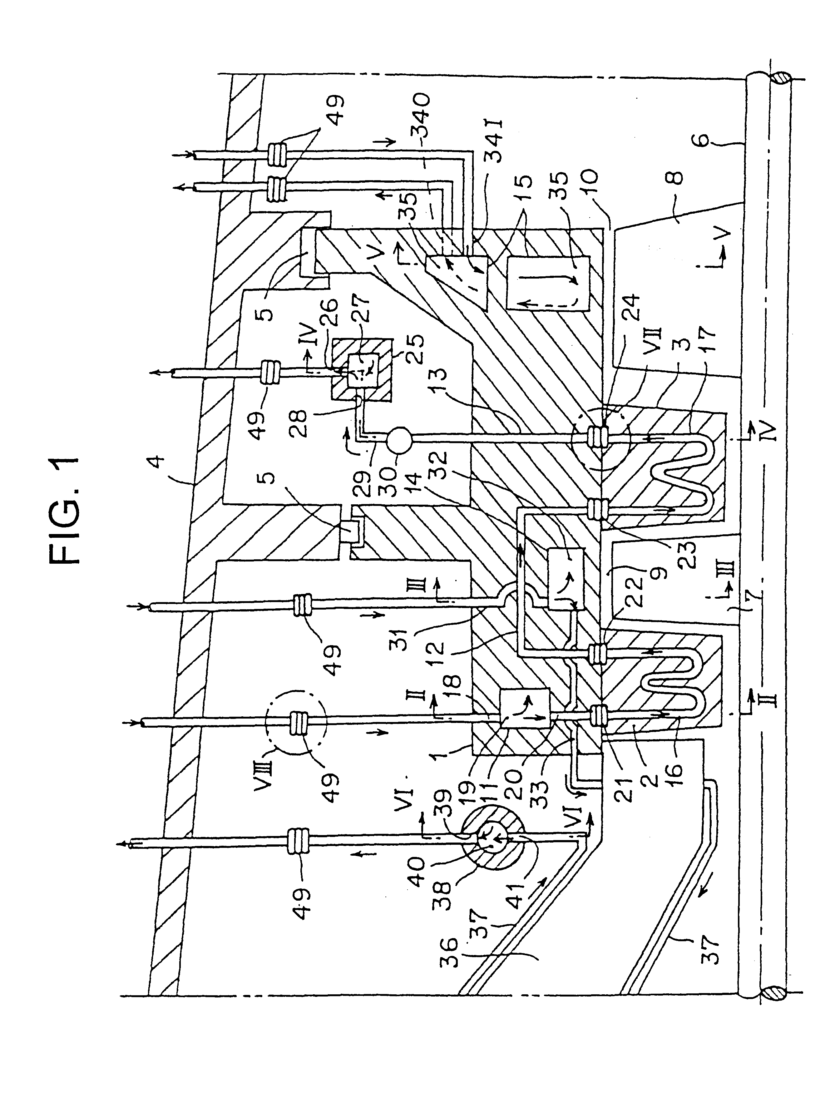 Steam-cooling-type turbine