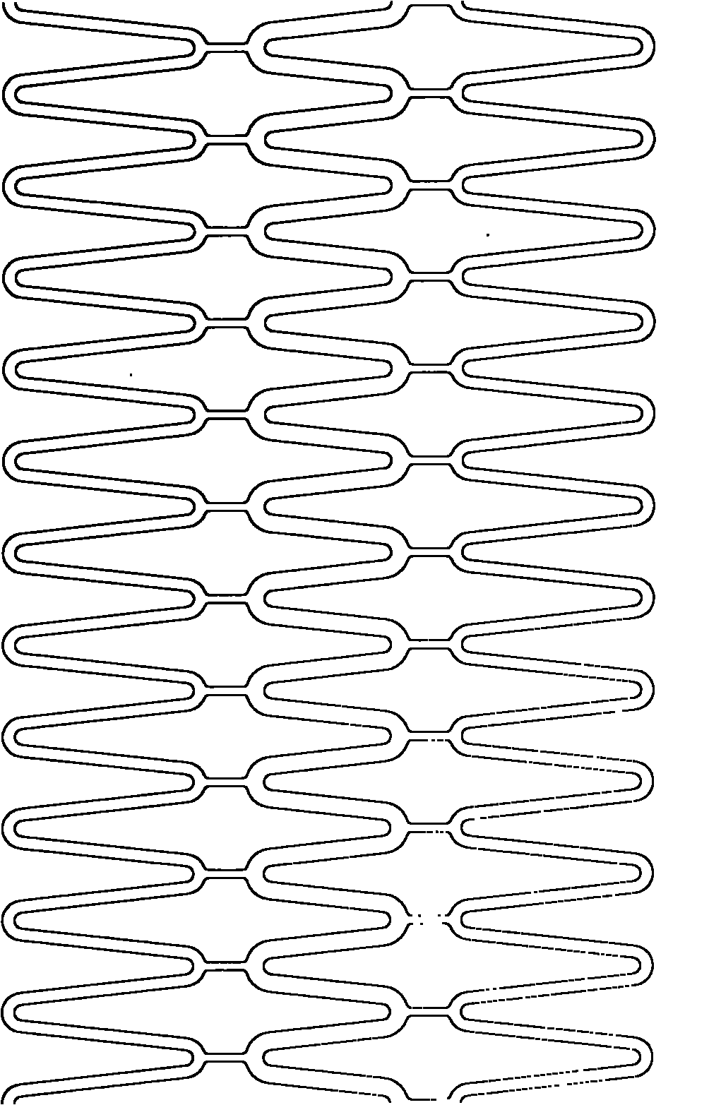 Atrial septal pore-forming scaffold and conveyor thereof