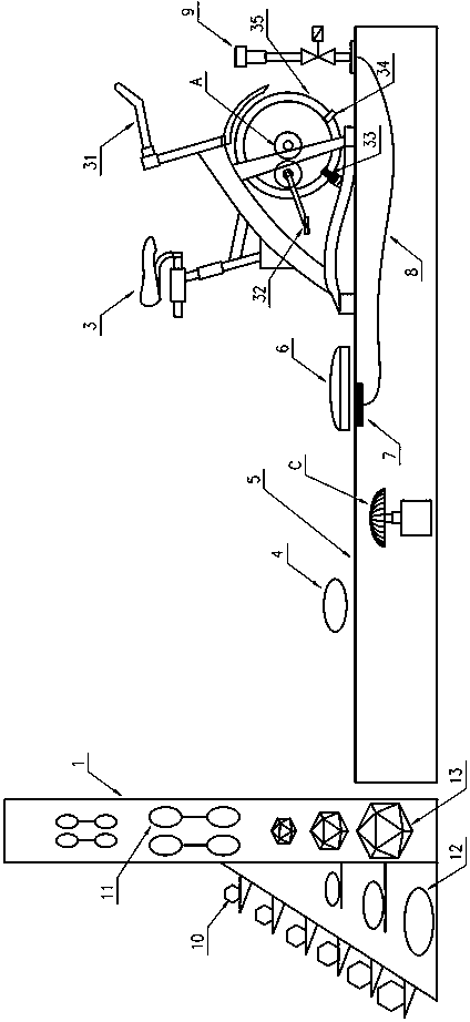 Mechanical ultrasonic type sport body-building device with icosahedral spheres