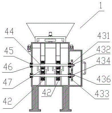 Apricot pit opening machine