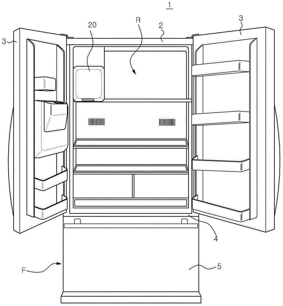 Refrigerator including ice tray and ice tray and manufacturing method for ice tray