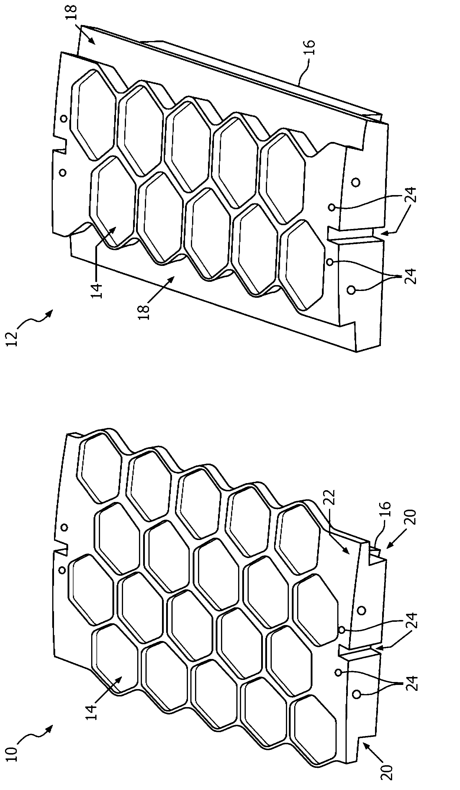 Pet detector modules utilizing overlapped light guides