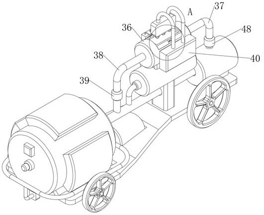 Physical adsorption heat-resistant radioactive contamination purification type monitoring equipment