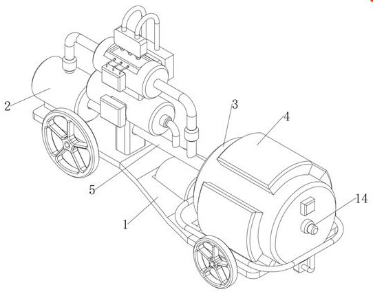 Physical adsorption heat-resistant radioactive contamination purification type monitoring equipment