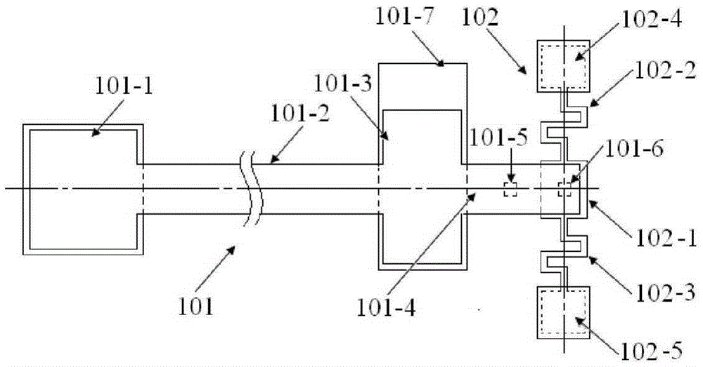 Measuring structure and method for Poisson's ratio of thin film silicon material on insulating substrate