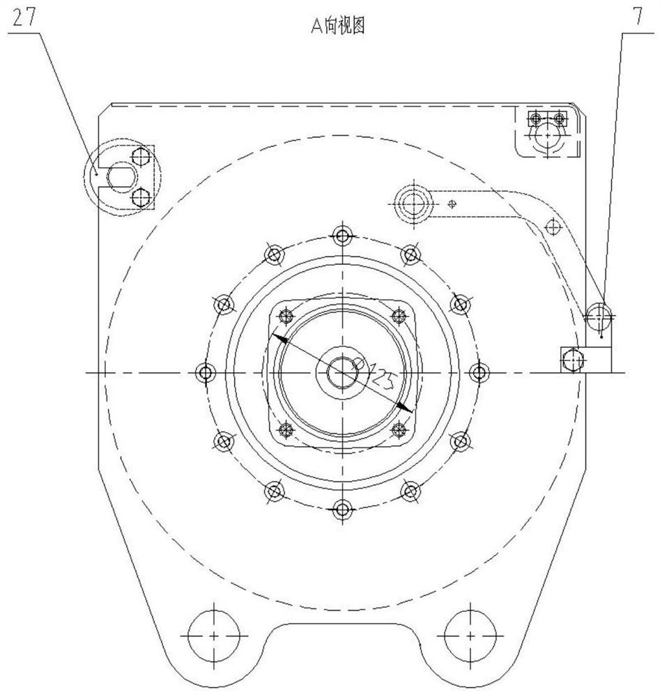 Clutch type rope threading hoisting mechanism for crane