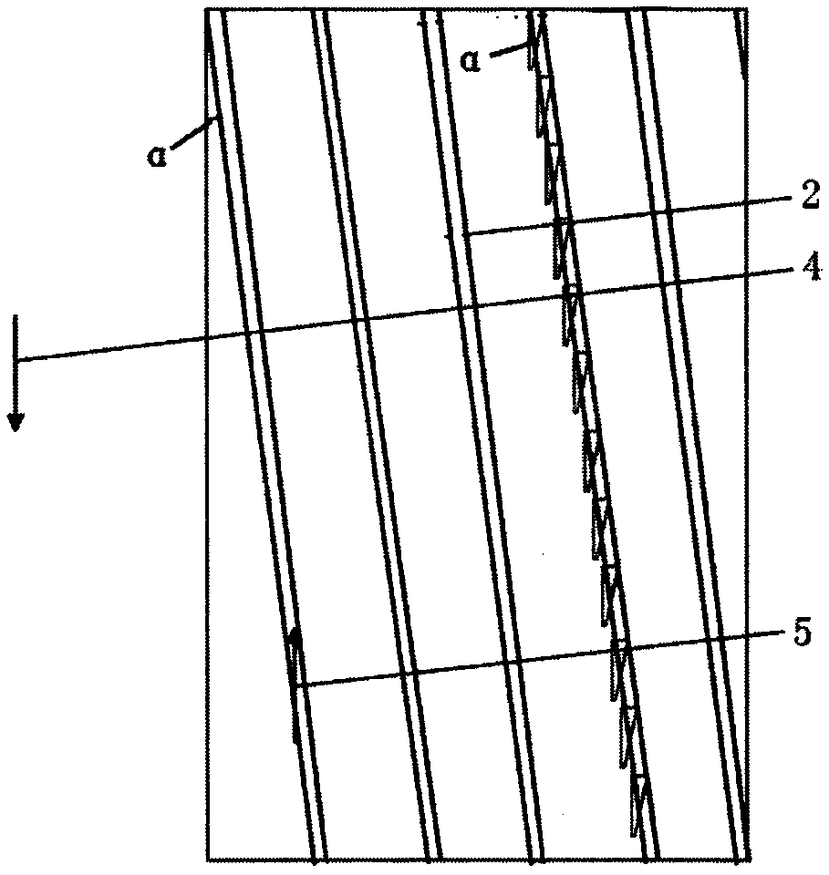 A high-efficiency metal saw blade for licker-in