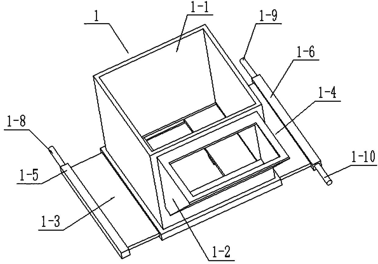 Compression and conveying device for rural garbage treatment