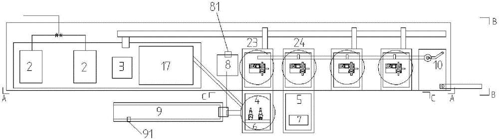 Rock debris drying treatment and slurry purification system