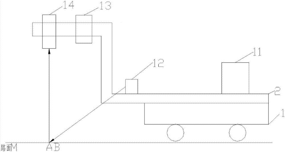 Pavement crack disease detection system and method