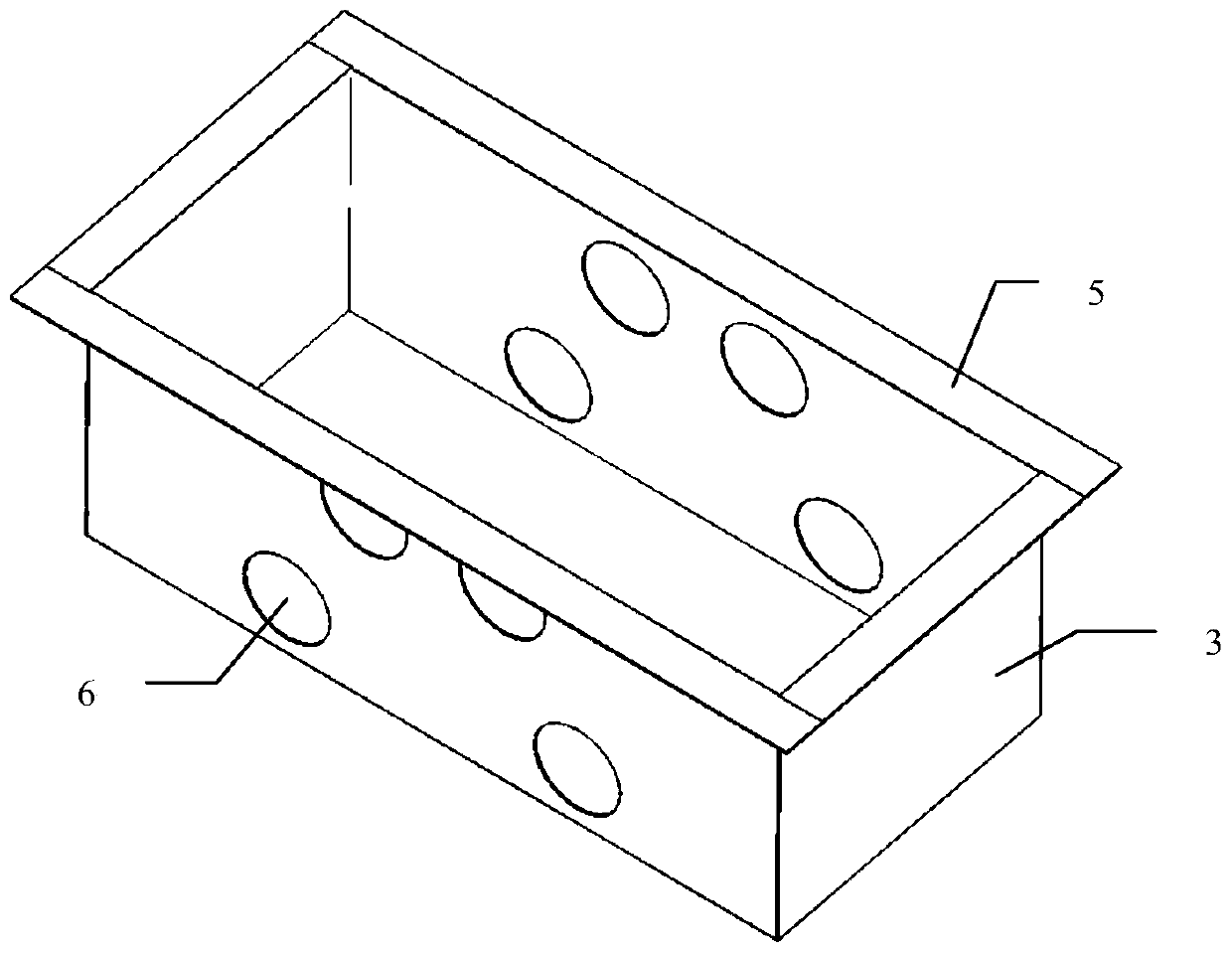 A visual test device for low temperature liquefied gas