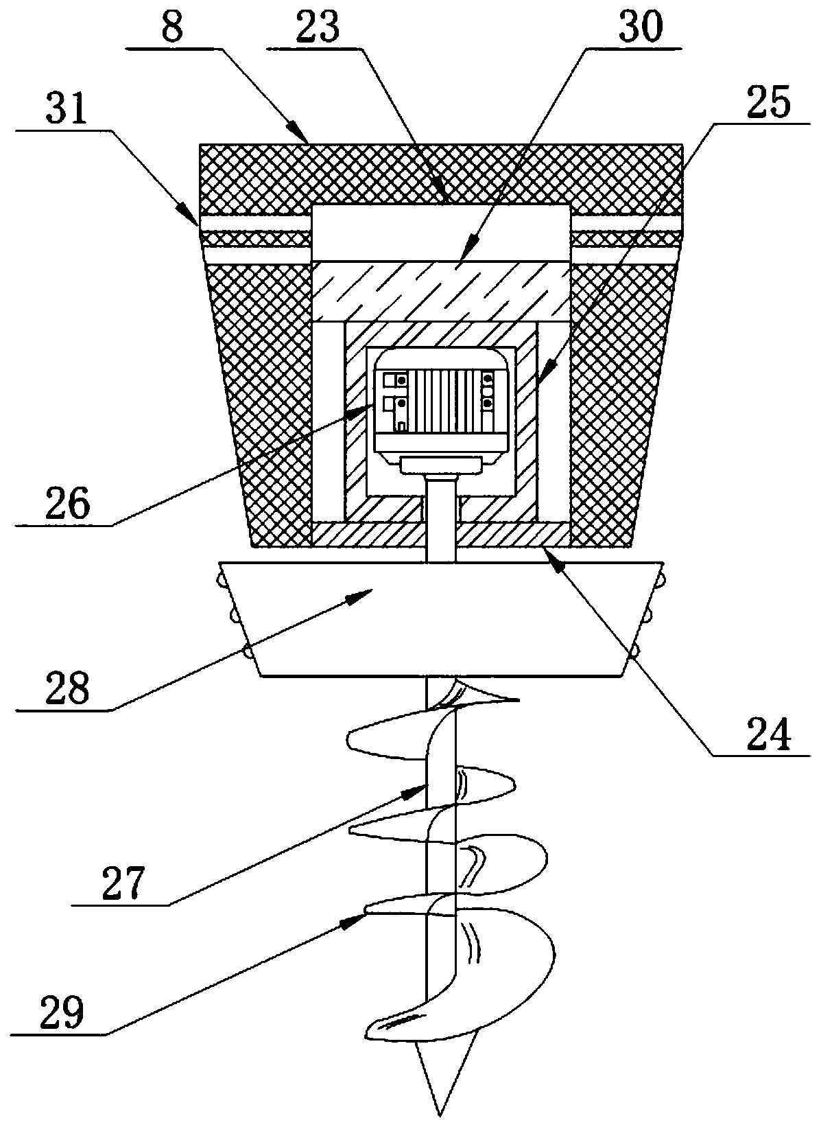 Adjustable pavement crushing device and using method thereof