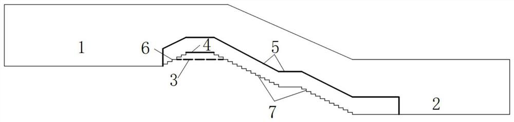 Early-warning evacuation staircase for flood flowing back to underground space and using method thereof