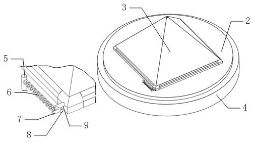 Pressure relief device for explosion-proof workshop