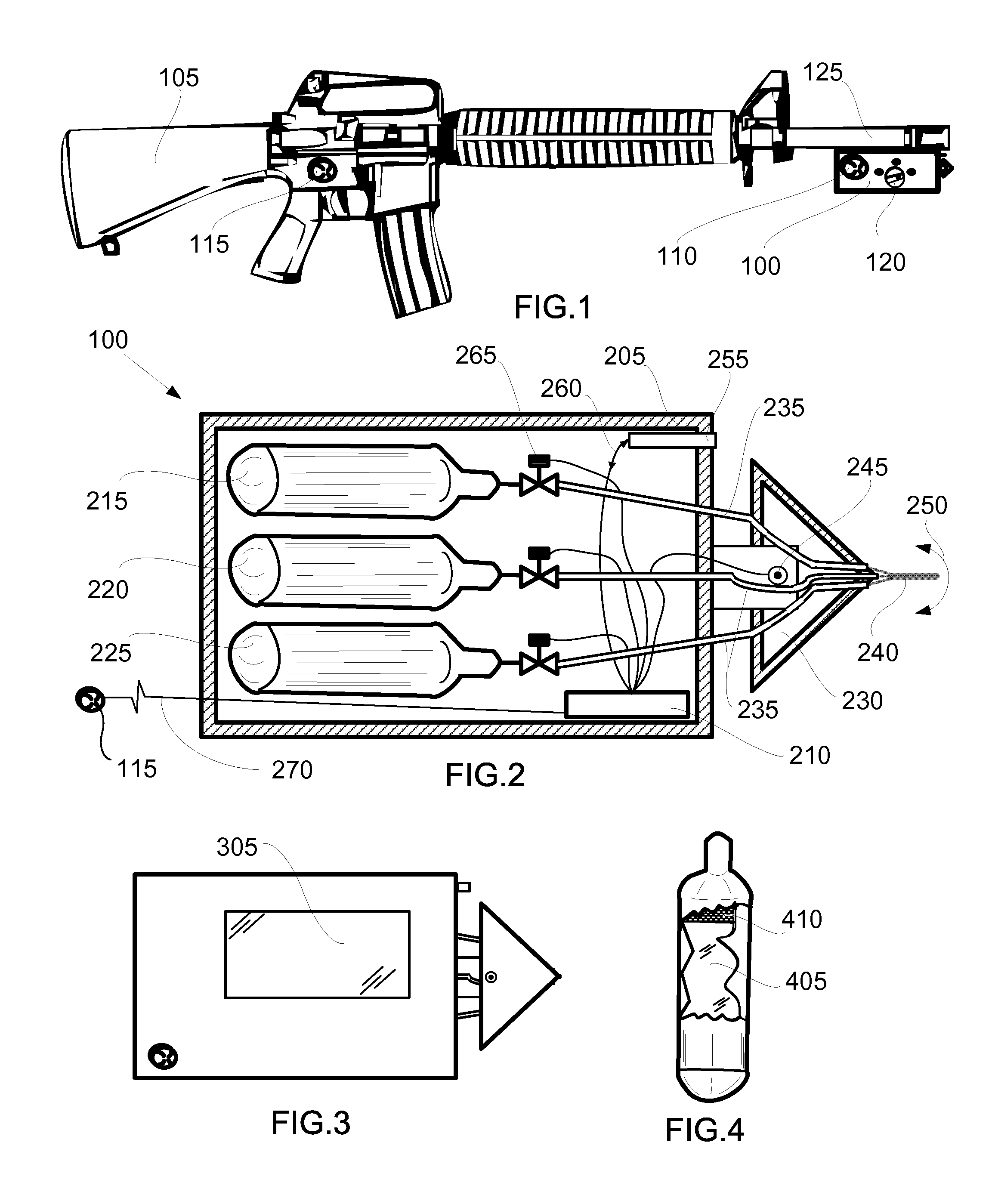 Instant eye-sealing weapon